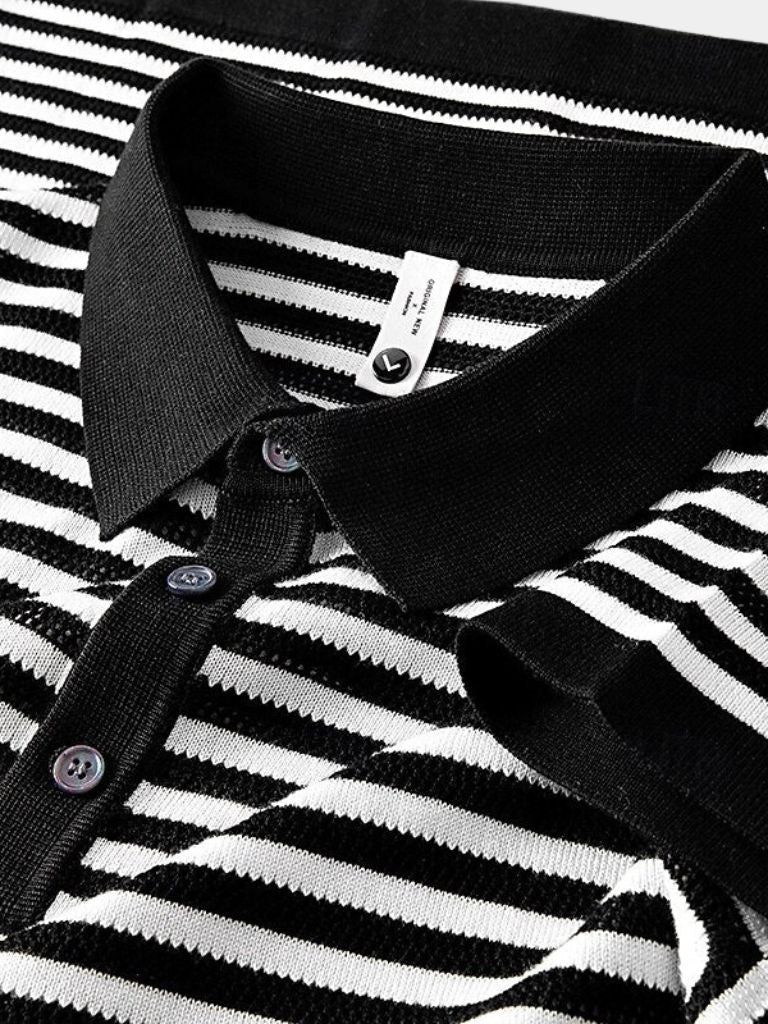 Classic Striped Polo - Leviana