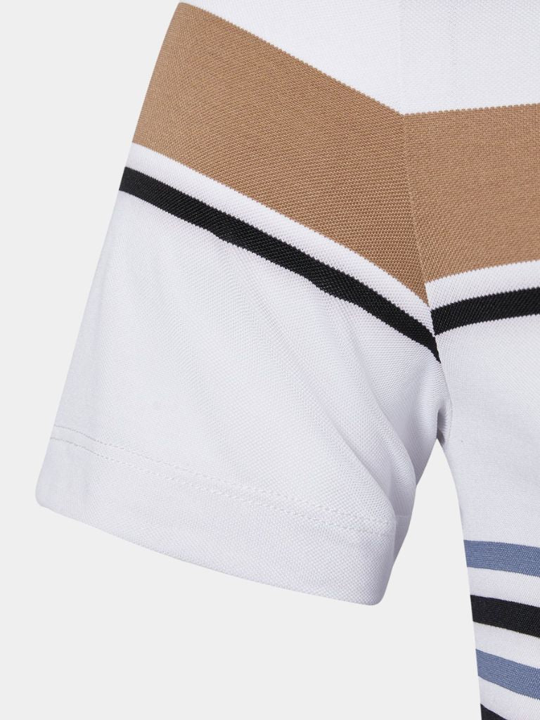 Sunset Striped Polo – Leviana