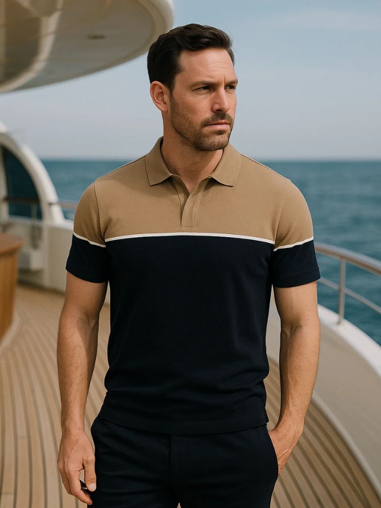 Tanned Velvet Polo – Leviana