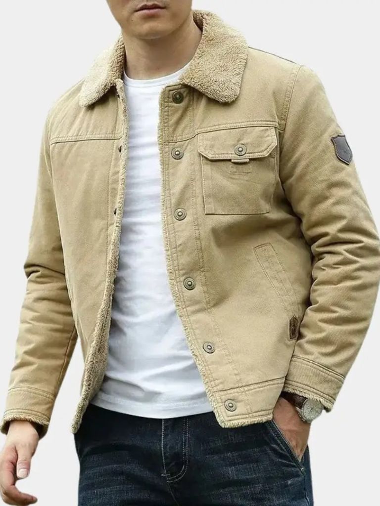 Retro Military Aviator Jacket - Leviana