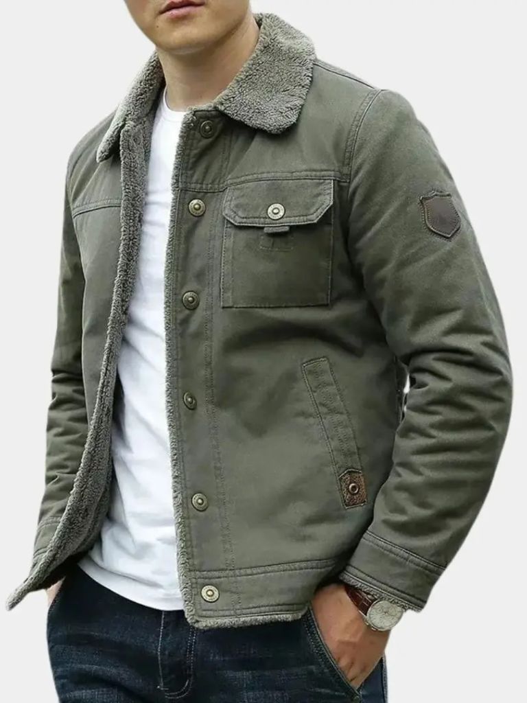 Retro Military Aviator Jacket - Leviana