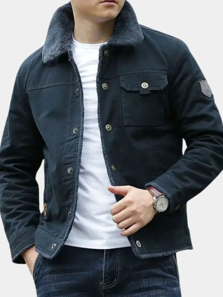 Retro Military Aviator Jacket - Leviana